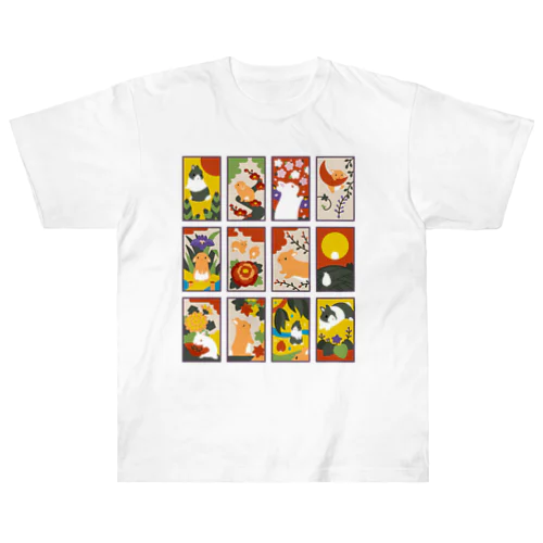 兎花札 Heavyweight T-Shirt