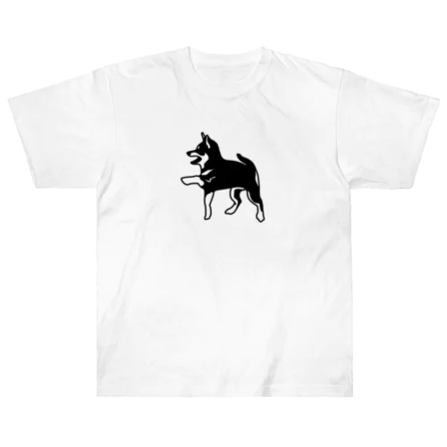 黒柴　オテ? Heavyweight T-Shirt