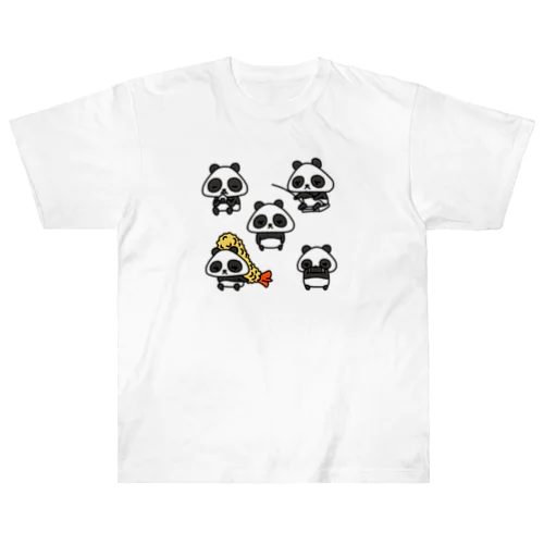 おにぎぱんだ · むすお Heavyweight T-Shirt