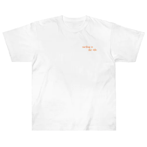 5色展開シンプルロゴTシャツ Heavyweight T-Shirt