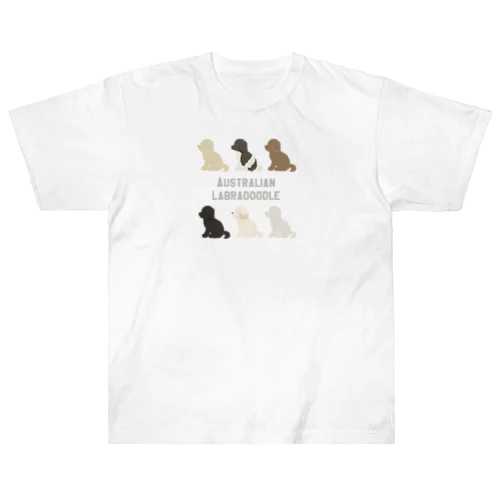 ならぶエーエル_タテ Heavyweight T-Shirt