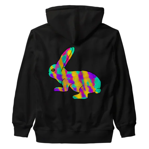 ねおんらびっと。 Heavyweight Zip Hoodie