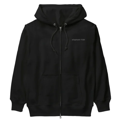 elephant-fish Heavyweight Zip Hoodie