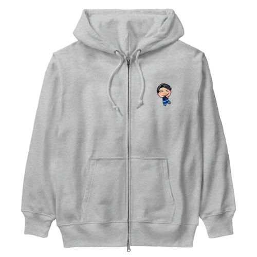 近藤の卓球道場 Heavyweight Zip Hoodie