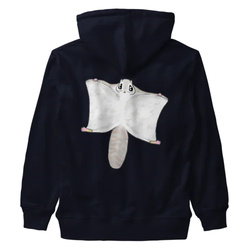 エゾモモンガさんドーン！　バックプリント Heavyweight Zip Hoodie