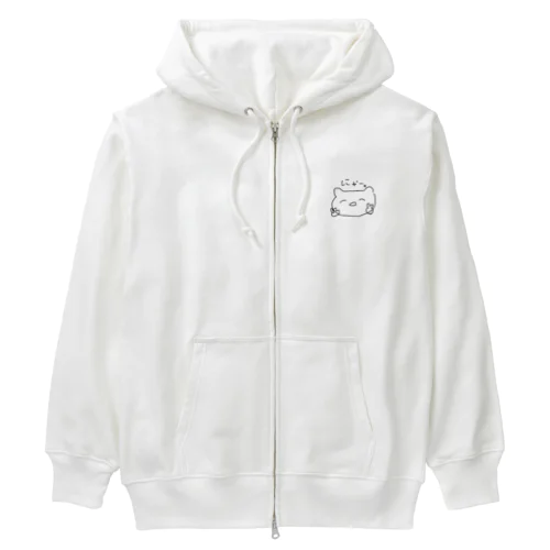 にゃんめの日常 Heavyweight Zip Hoodie
