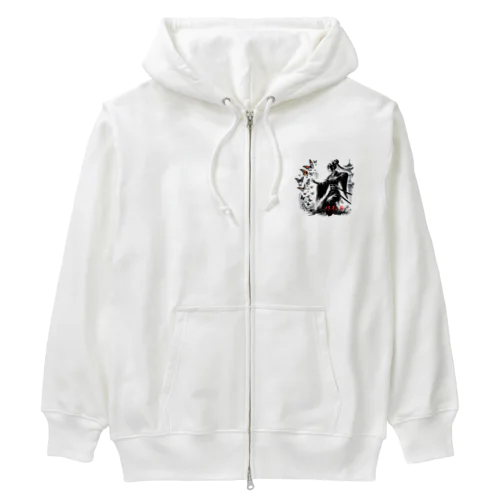 蝶影舞 Heavyweight Zip Hoodie