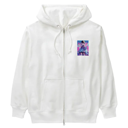 ストリートアイスレインボーガール Heavyweight Zip Hoodie