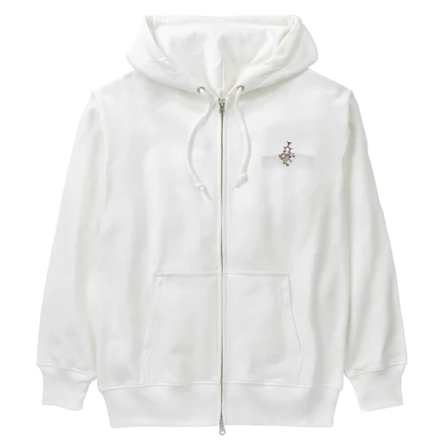 アムロジピン（ノルバスク）の３Dモデル Heavyweight Zip Hoodie