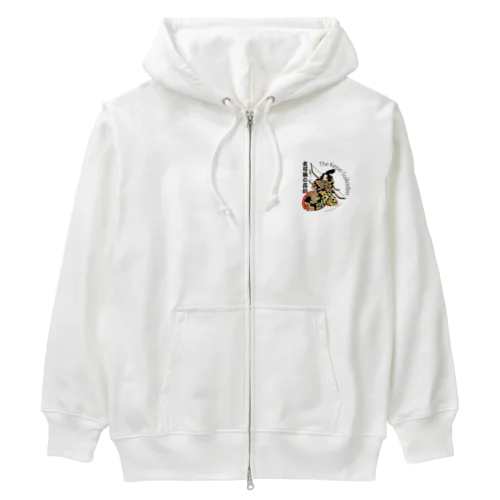 The Keisei Suikoden:女弓執の花的 Heavyweight Zip Hoodie