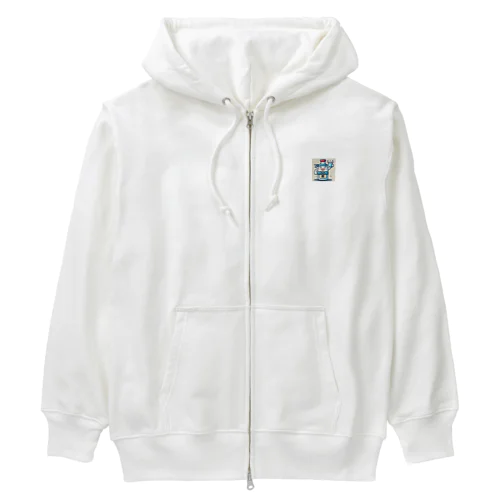 ニコニコ一升瓶くん Heavyweight Zip Hoodie