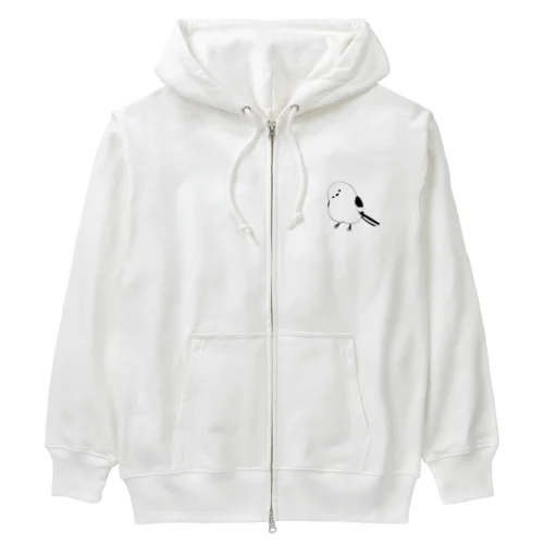 エナガのいる日常 Heavyweight Zip Hoodie