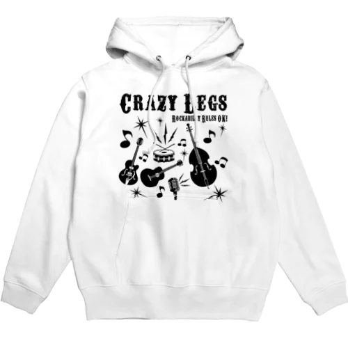 CRAZY LEGS Rockabilly Rules OK 表裏 Hoodie