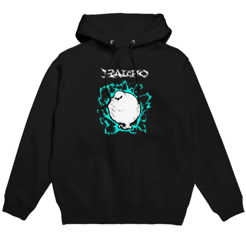 ビリビリライチョウ（ロゴ付き） Hoodie