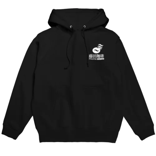 藤田 白ロゴアイテム Hoodie