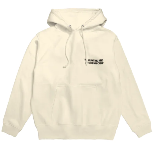 Hunting and Fishing Camp ロゴ Hoodie