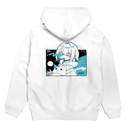 べ～っとしてる子　黒　変更分 Hoodie