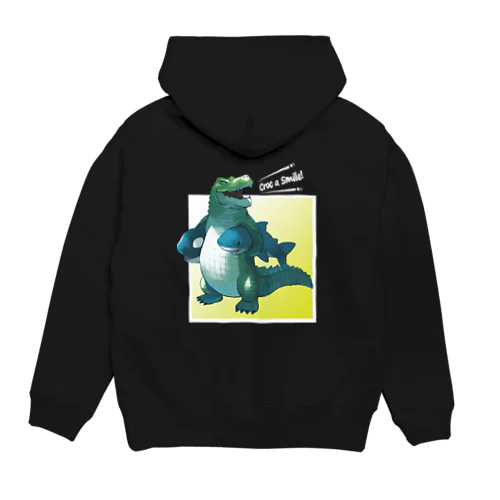 サメとシャチのぬいぐるみ（Croc a smile!） Hoodie