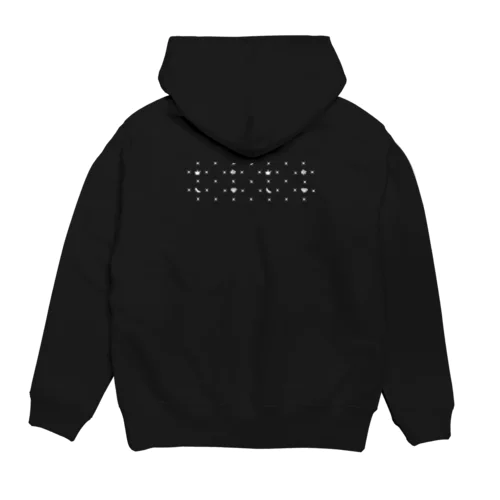 nrskni×Design Glitter Hoodie