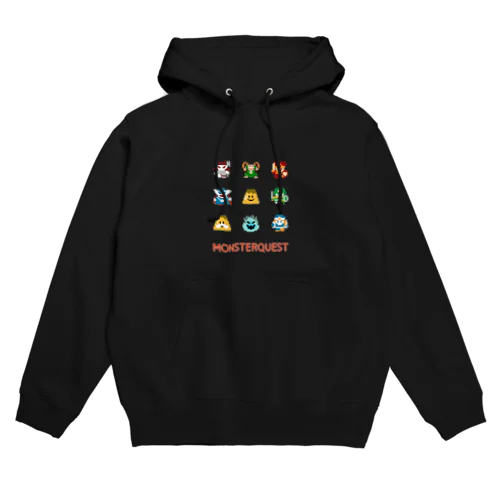 「モンスタークエスト」ドットキャラ Hoodie