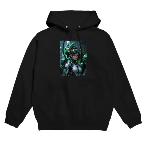 サイバーメカクロニクル「深緑の共鳴者」 Hoodie