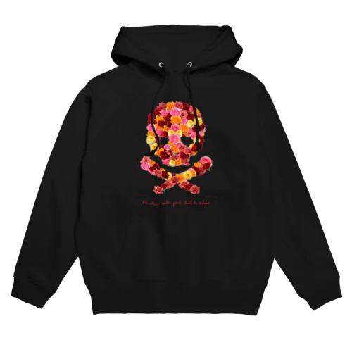 フラワードクロ（レッド） Hoodie