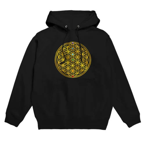 ゴールド+チャクラ Hoodie