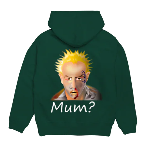 Mum?(white) Hoodie