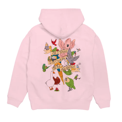 （両面）何よりも大切なこと。　それは鳥さんを愛すること / モーニングバード Hoodie