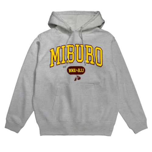 カレッジ2  イエロー×ワインレッド Hoodie