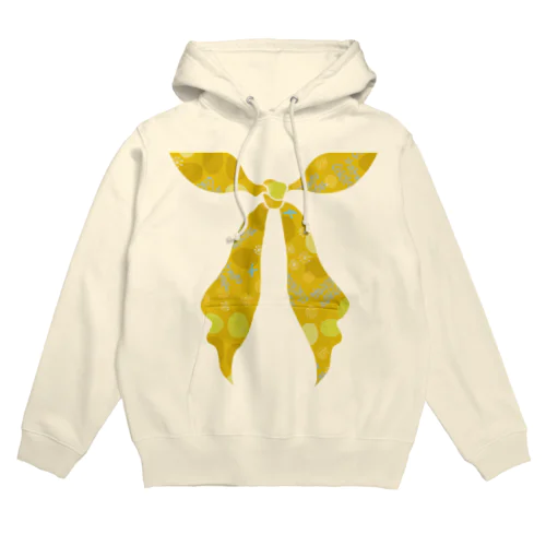 清楚なスカーフ／Olive〈オリーブ〉｜イエロー Hoodie