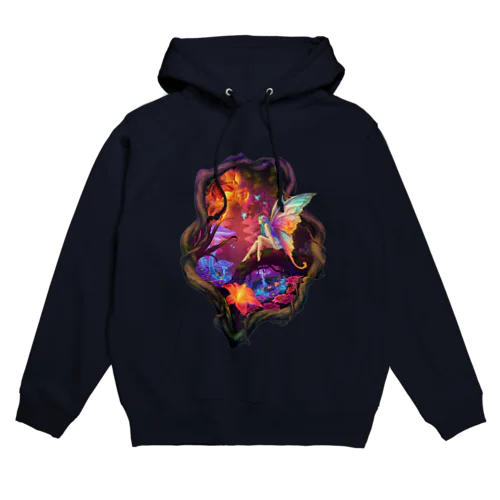 森の妖精＜虹色の囁き＞ Hoodie