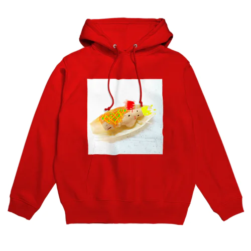 キングたこ焼きなミネラル豊富なはにわさん。 Hoodie