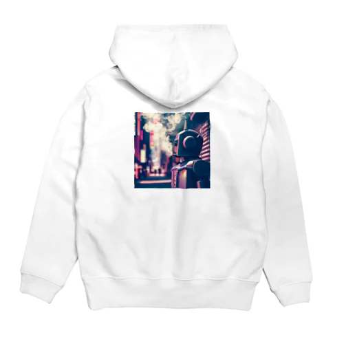 Tokyo Retro Robo Vibes Hoodie Hoodie