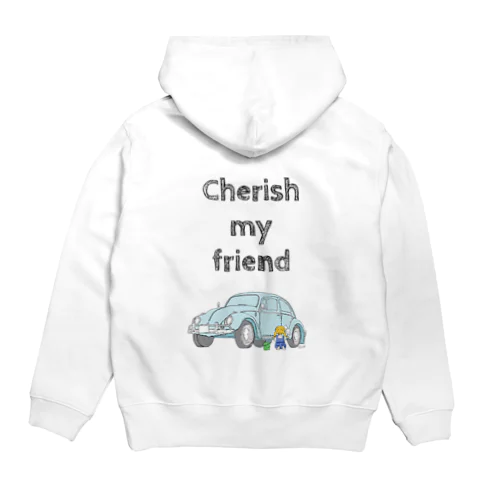 洗車する女の子 Hoodie