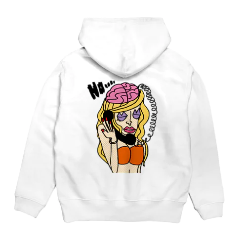 No...ガール Hoodie