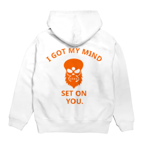 I GOT MY MIND SET ON YOU.(橙) Hoodie