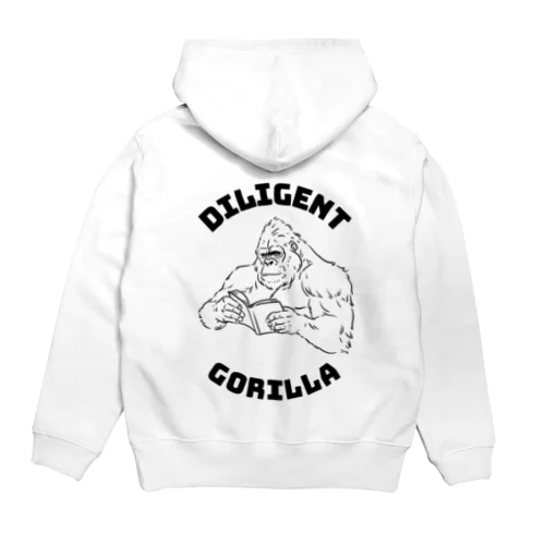 勤勉なゴリラ Hoodie