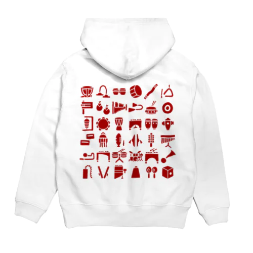 打楽器アイコン Hoodie