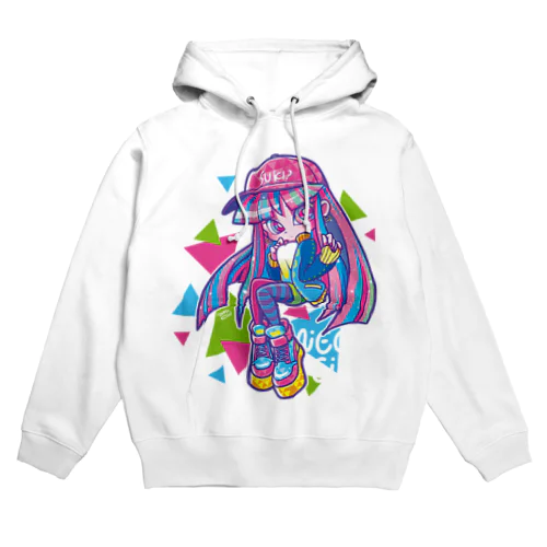 ネオンガール Hoodie