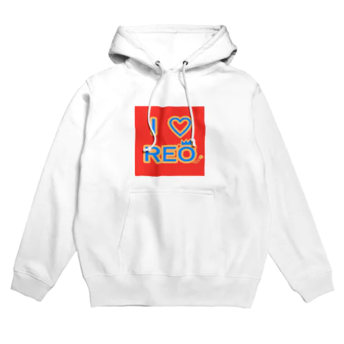 I  ♥️  REO 《赤ロゴ》 Hoodie