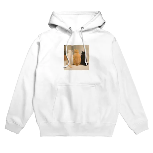 ヌコの後ろ姿良き Hoodie