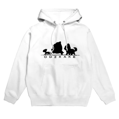 おでかけニャンさん&タマゴさん&ワンさん Hoodie