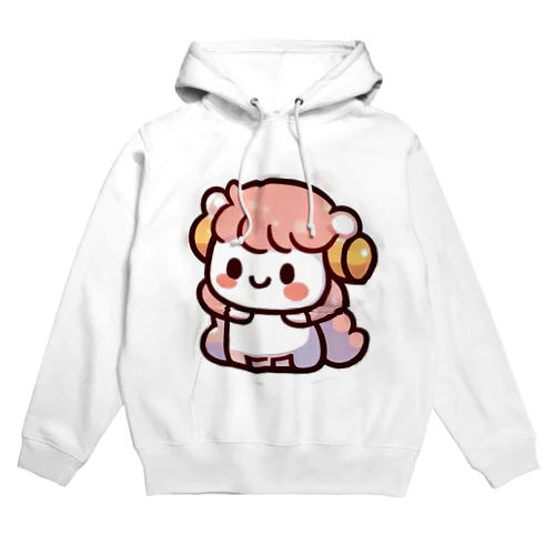 あなたの心を満たす、ふわふわの羊 Hoodie