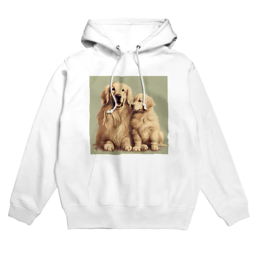 ヴィンテージ風ゴールデンレトリバー Hoodie