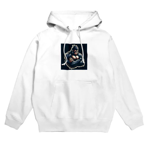 考えるゴリラ Hoodie