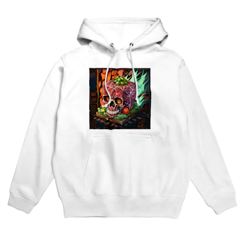 スカル＆ミート Hoodie