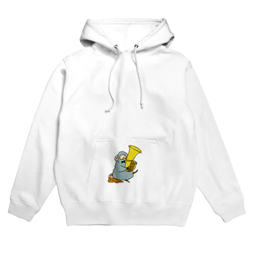 チューバを吹くひつじ Hoodie