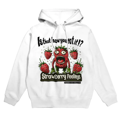 いちご狩りTシャツ２ Hoodie