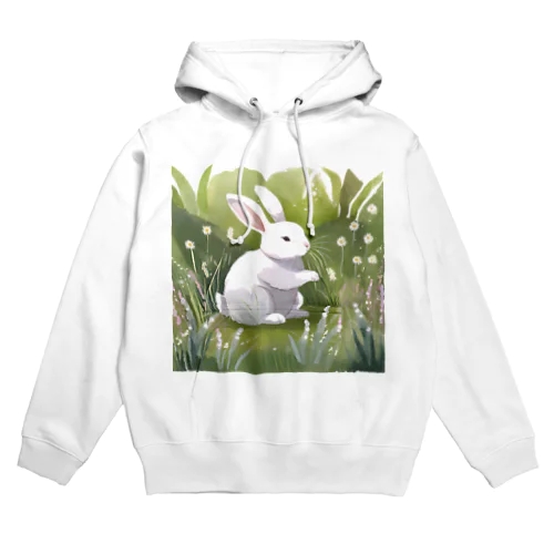 うさぎのお散歩 Hoodie